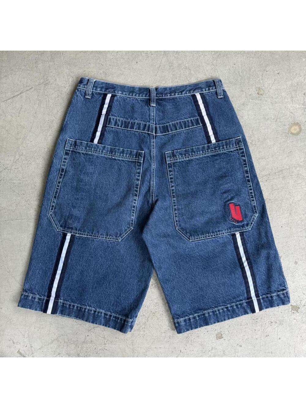 Vintage Y2K JNCO Style Baggy Denim Shorts Jorts